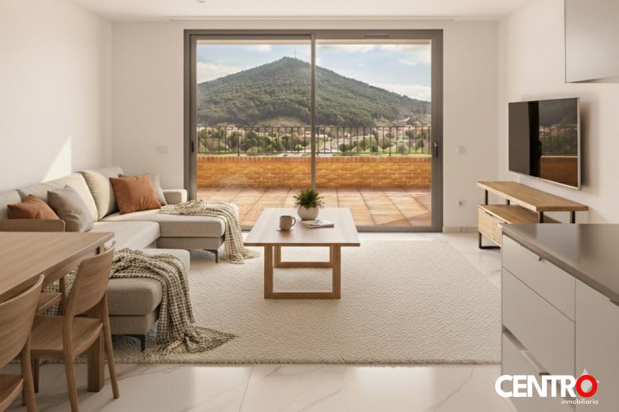 Piso con terraza en cenes